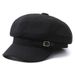 New Waffle Beret Women Korean Style Internet Celebrity Fashion Versatile Artist Octagonal Hat For Men_viptrois.com