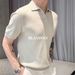 Men's Slim Fit Short Sleeve Polo Shirt - Breathable & Wrinkle-Free Knit Casual Top For Summer_viptrois.com