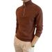 Men's Clothing Black Sweater Solid Color Autumn And Winter Long Sleeve Sweater Top Clothes Trendy Men's Clothing_viptrois.com