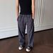 Men's Parisian Plaid Casual Pants – Loose Fit High Waist Trousers, Clean Retro Style, Old Money Aesthetic_viptrois.com