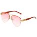 DOUBLE HUNT - Retro Leopard Sunglasses (Dual-Bridge Design, Fashion-Forward Shades, Hot Seller)_viptrois.com