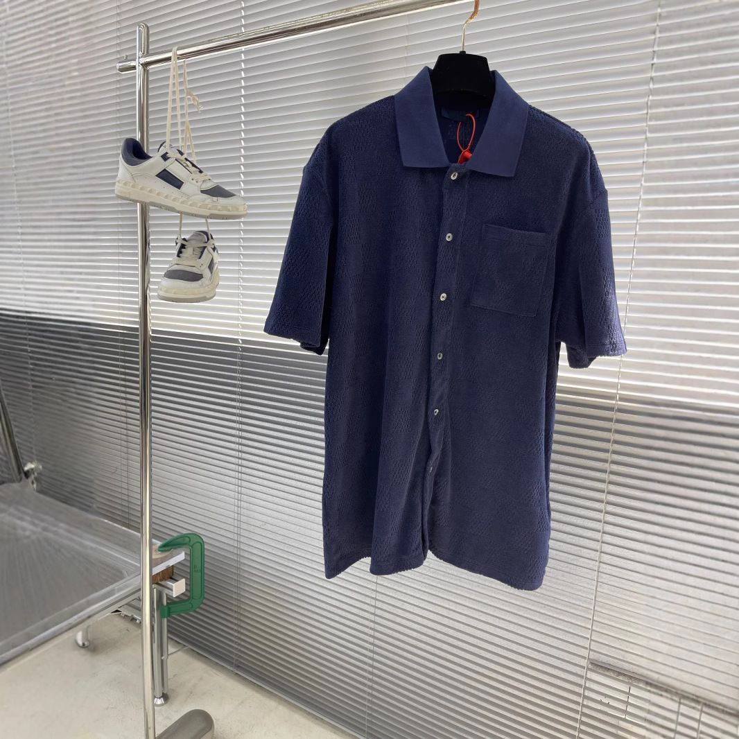 High Version 2025 Lujia Comfortable Breathable High-End Cuban Collar Shirt Summer Casual Men's Short Sleeve_viptrois.com