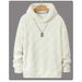 Men's Fleece-Lined Hooded Sweatshirt – Winter-Ready Oversized Fit With Custom Logo Option (S-XXXL, 3 Neutral Colors)_viptrois.com