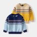 kids'clothing Children's sweater Boy's patterned sweater baby base shirt_viptrois.com