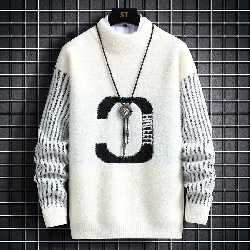 Oversized Crewneck Sweater – Thick Knit For Teens (S-XXXL, Winter & Fall Essential)_viptrois.com