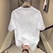 Men's Clothing Trendy Short Sleeved Ins Pure Cotton Summer New Men's Printed T Shirt Trendy Men And Women All Match Round Neck T Shirt Men_viptrois.com