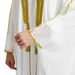 Men's Clothing Factory stock men's robe, TH834, Arabic men's embroidered long sleeved beard, gold beaded chiffon outer shawl_viptrois.com