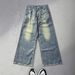 Slim Versatile Casual Denim Trousers Niche Design Trend Youth Popular Retro_viptrois.com