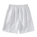 Men's Clothing Elastic White Shorts Men Summer Trend New Bubble Flower Dark Pattern English Shorts Beach Pants Casual Sports Pants_viptrois.com