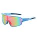 Men's Sun Glasses One Piece Lenses Colorful Cycling Sunglasses_viptrois.com
