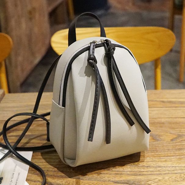Women’s Bags Single And Double Shoulder Crossbody Handbag Functional Women's Bag Summer New Contrast Color Straps Casual College Style Backpack_viptrois.com