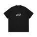 Men's Clothing Summer Cotton 260 T Shirt Genderless Unisex Black Drop Shoulder Short Sleeve_viptrois.com