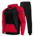 Men's Fleece-Lined Hoodie & Jogger Set - Heavyweight Winter Activewear For Outdoor & Casual Wear_viptrois.com