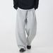 Heavy Texture Pleated Casual Pants Men 25 Autumn New Straight Loose Long Pants Trendy Brand Silhouette Sports Sweatpants_viptrois.com