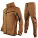 Men's Clothing Trendy Brand Casual Sports Men's Clothing Can Be Customized With Logo Spring And Autumn Hooded Cardigan Jacket Jacket Pants Suit_viptrois.com