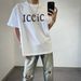 Summer Short T-shirt Men's American High Street Pure Cotton Half Sleeved Loose Personality Trendy Brand Round Neck Upper_viptrois.com