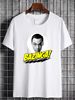 Officially Licensed TBBT Bazinga Sheldons Head Men'S T Shirt S XXL Sizes Comfortable Fashion Versatile Designer Clothes Graphic Soft Stretched_viptrois.com