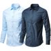 Men's Clothing White Shirt Long Sleeved No Iron Business Formal Fit Professional Working Casual Suit Shirt_viptrois.com