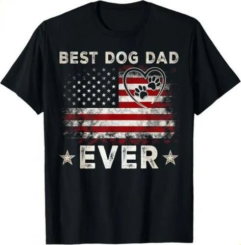 T-shirtt-shirtbest Fathers 2026 Day Dog Dad Flag Shirt - Men_s Bl_viptrois.com