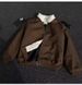 Fur Integrated Lamb Wool Jacket Men's Fleece Thickened Leather Jacket Cotton Jacket American Lapel Jacket_viptrois.com