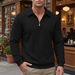 K New Outdoor Casual Collar Half Zipper Hoodie Long Sleeve Men's Wear_viptrois.com