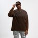 National Trend Brand High Tie-Dye Gradient Washed Color-Block Loose Long Sleeve Base T-Shirt Street Style Unisex_viptrois.com