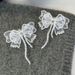 Lace Bow Shoe Buckle Niche Pearl Tassel Shoelace Decoration Beaded Sneaker Flower DIY Accessories Detachable_viptrois.com