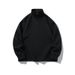 Pure Pure Autumn Winter Fleece Half-Zip Polo Shirt Sweatshirt Men's Trendy Brand Turn-Down Collar Long Sleeve T-Shirt Couple's Top_viptrois.com