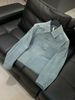 Correct Version 25 Autumn Winter Light Blue Sheepskin Suede Men's Jacket D Brand Quality Heavyweight Coat European_viptrois.com