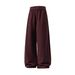 Men's Clothing Heavy Contrast Color Bright Line Split Casual Pants Men Autumn Style Straight Loose Texture Long Pants Trendy Brand Sports Sweatpants_viptrois.com