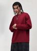 K Men's Loose Solid Color Round-Neck Double-Sided Sweatshirt With Long Sleeves For Casual Wear_viptrois.com