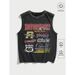 Pure Cotton European Size ROMWE MEN Street Life Men's Racing Vintage Style Cross-border_viptrois.com