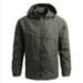 Men’s Windproof Trench Coat – Lightweight Water-Resistant Hooded Jacket For Spring & Fall (Tech-Fabric, Stand Collar, Slim Fit, Outdoor )_viptrois.com