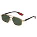 POLYGON EDGE - Unisex Double Beam Sunglasses (Geometric Metal Frame, Street Fashion Shades,Hot Seller)_viptrois.com