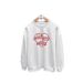Men's Clothing Spring New Love Letter White Sweat Loose Sweat Couple Simple Sweat Men's BACRF1124_viptrois.com