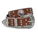 Women's Western Punk Belt, Y2K Studded Waistband With Alloy Buckle For Jeans & Skirts_viptrois.com