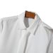 Men's Clothing Men's High End Banquet Gentleman Shirt Solid Color Long Sleeved Performance Clothes Mesh Splicing Shirt_viptrois.com