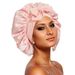 Women's Satin Sleep Cap With Leopard Print Bow - Soft & Breathable Hair Protection For All Seasons Care Wide Brim Hat Women's Headscarf Nightcap_viptrois.com