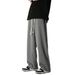 Men's Clothing Pants Men's Spring And Autumn Loose Wide Leg Pants American Retro Plaid Pants Straight Sports Pants Hiphop Casual Pants_viptrois.com
