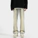 Men’s Gradient Faded Flare Jeans – Vintage-Inspired Wide-Leg Denim Pants With Mud Wash, Comfortable & Stylish For Streetwear & Casual_viptrois.com