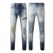 Men's Clothing American Jeans High Street Fashion Brand Jeans Men's Ripped Jeans Slim Fit Pants 1330_viptrois.com
