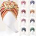 Popular Donut Turban Hat Ball Swirl Flower Hat Ethnic Style Turban Hat_viptrois.com