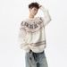 New Jacquard Christmas Knitted Sweater Men's Premium Lazy Autumn And Winter Casual Sweater_viptrois.com