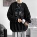 Spring And Autumn 2025 New Clothes American Sweater Men's Crew Neck Long Sleeve Bottom Shirt Pullover Loose Hatless Jacket Tide_viptrois.com
