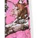 Men's Fashion Cargo Pants – Pink Botanical Print Streetwear Trousers (S-XXXL, Oversized Fit)_viptrois.com