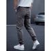 Men's Stretch Jogger Jeans | Elastic Waist & Cuffed Ankles For Comfort & Style | Casual Streetwear Pants_viptrois.com