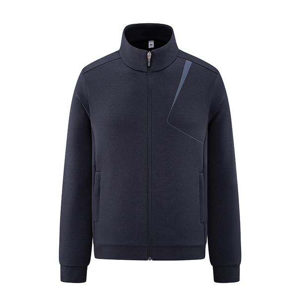 Unisex Autumn/Winter Zip-Up Jacket – 360g Soft & Breathable Cotton Blend For Sports & Casual Wear | Moisture-Wicking & Skin-Friendly (M-5XL)_viptrois.com