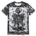 Men's Clothing T Shirt Retro Hip Hop Casual Summer T Shirt Black And White Soft Round Neck Short Sleeves_viptrois.com