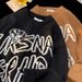 New minimalist letter knitted sweater for men's 2024 autumn men's and women's couple's casual sweater_viptrois.com
