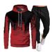 "Men's Graphic Print Hoodie & Jogger Set - Polyester Air Layer Tech (Breathable Two-Piece, M-XXXL)"_viptrois.com